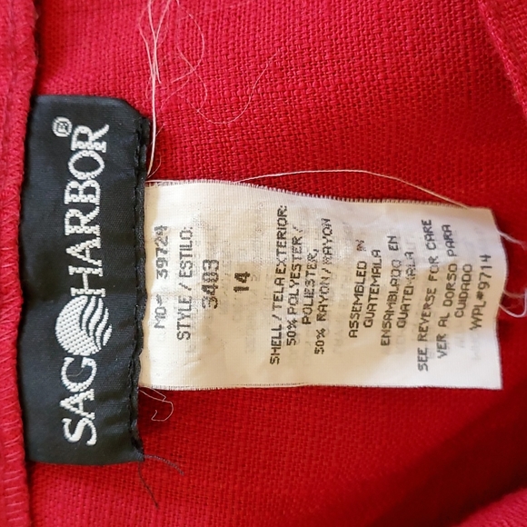 Vintage dark red culottes - Picture 6 of 7